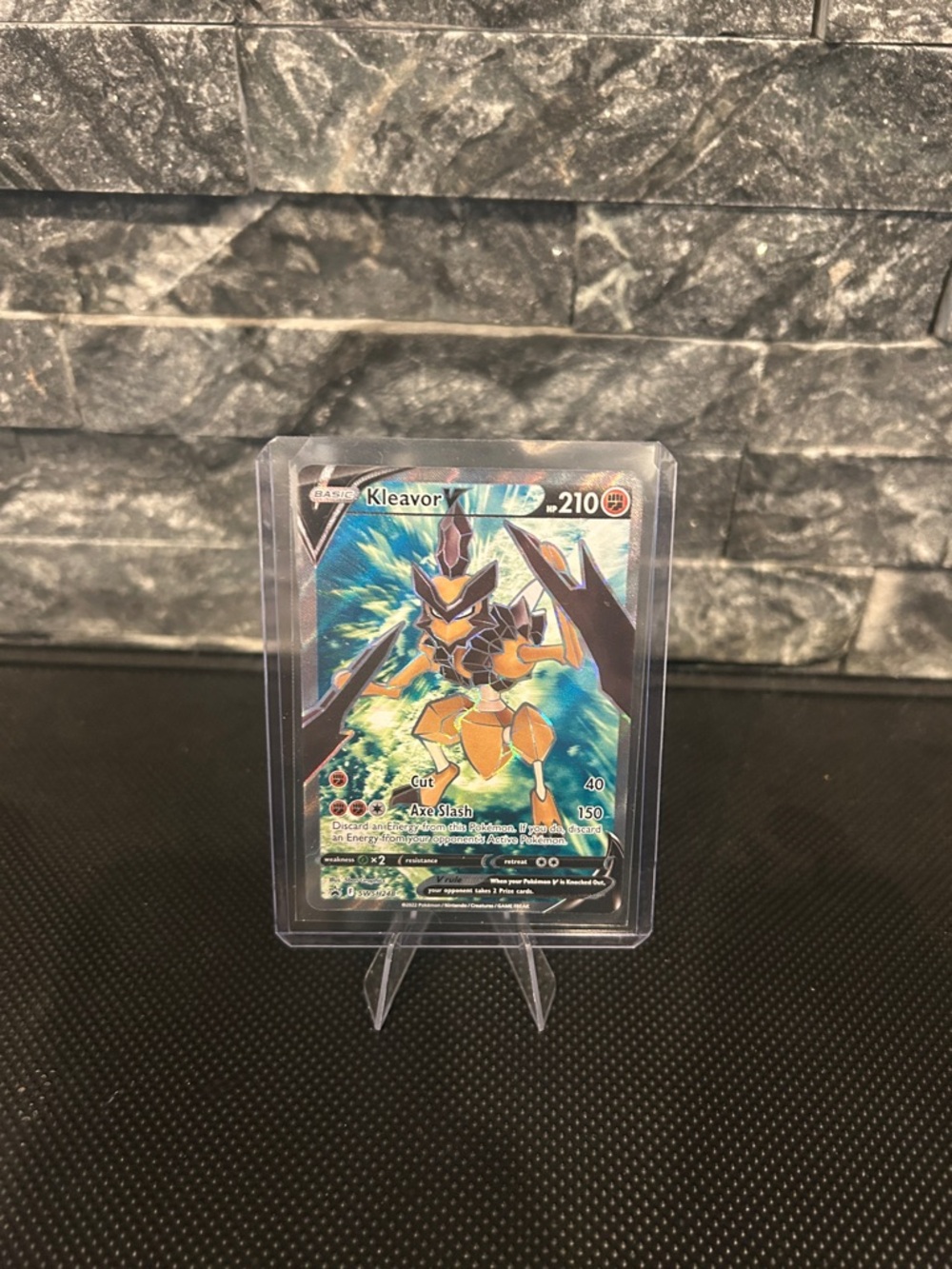 Pokemon Kleavor V SWSH248 Black Star ⭐️ Promo‎ Holo: Sword & Shield M/NM